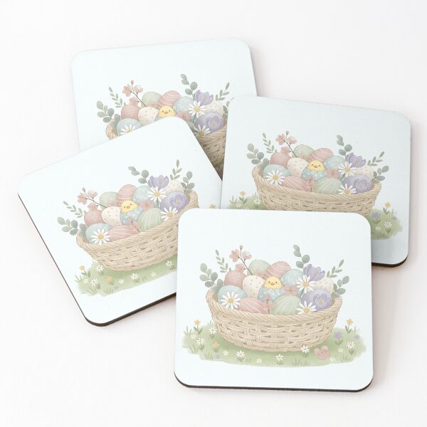 Item preview, Cute Easter Chick in Egg Basket designed and sold by HumTumMe.
