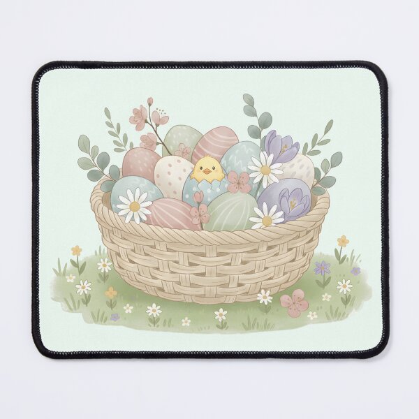 Item preview, Cute Easter Chick in Egg Basket designed and sold by HumTumMe.