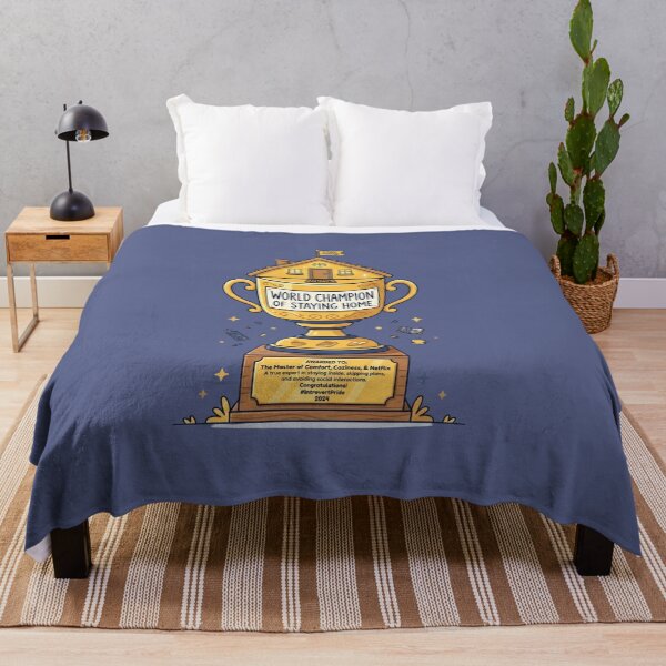 Item preview, World Champion Of Staying Home designed and sold by Quiet Mode Studio.
