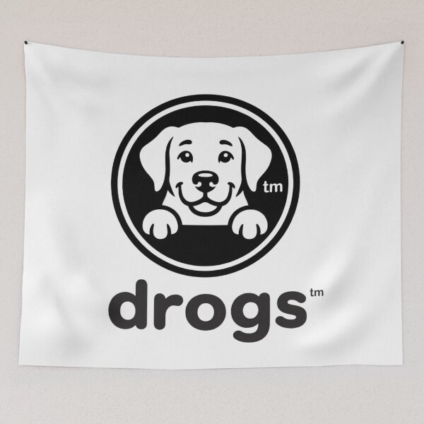 Item preview, Drogs Footwear Logo featuring a Labrador Puppy. designed and sold by Vydelf.
