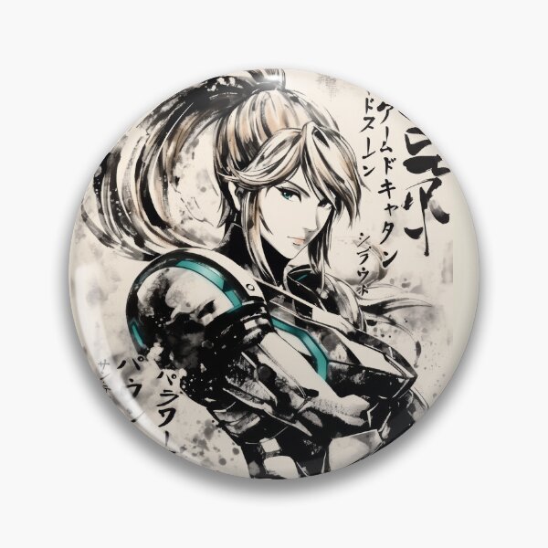 Item preview, Samus Sumi-e designed and sold by AnimeArsenalPrints.