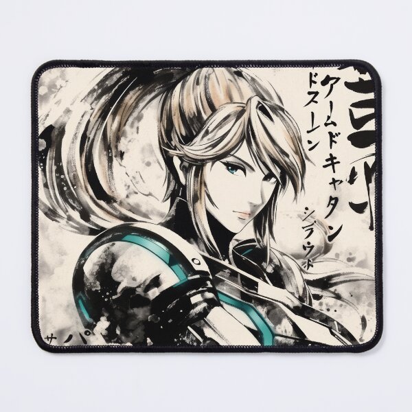 Item preview, Samus Sumi-e designed and sold by AnimeArsenalPrints.