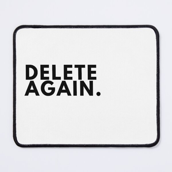 Item preview, Delete Again. Minimal Writer Manifesto Typography Poster designed and sold by PKDWriterMerch.