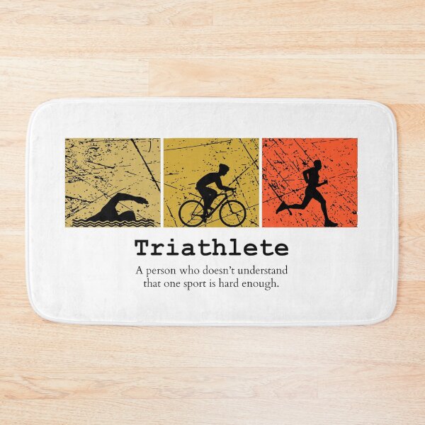 Artikelvorschau, Triathlon-Athlet – Schwimmen, Radfahren, Laufen, Triathlon-Sportdesign entworfen und verkauft von ArcticFoxStudio.