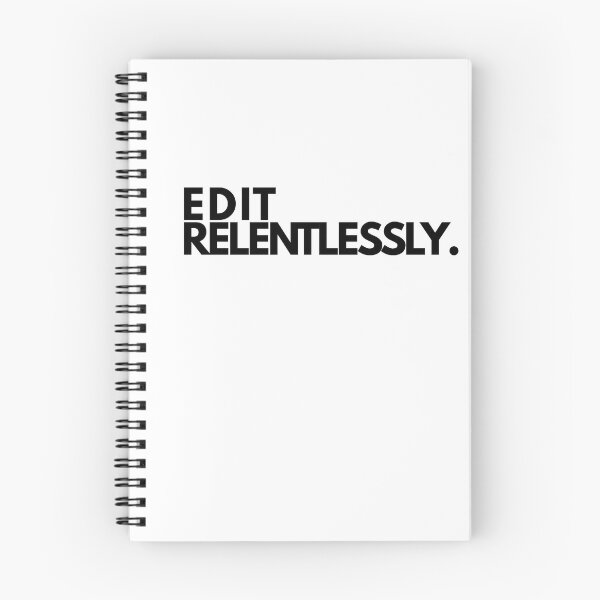 Item preview, Edit Relentlessly. Minimal Writer Manifesto Typography Poster designed and sold by PKDWriterMerch.