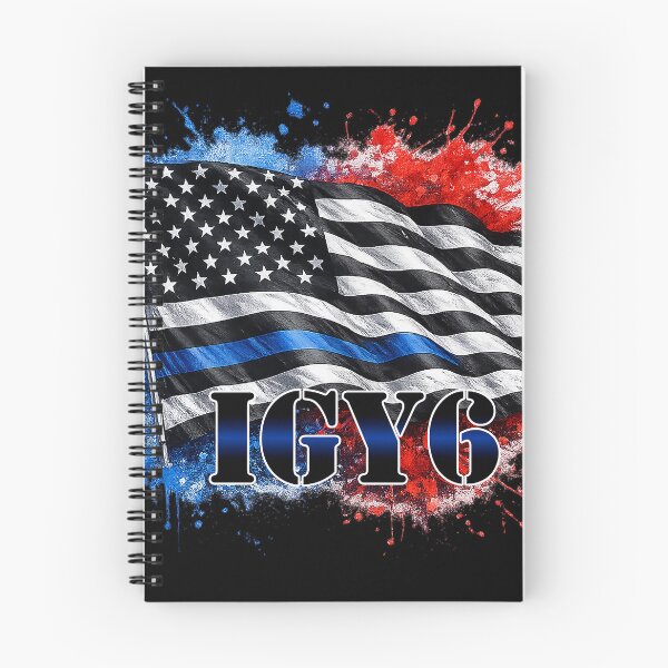 Item preview, IGY6 Thin Blue Line Flag – Patriotic Law Enforcement Support Design designed and sold by The Bearded Embroiderer.