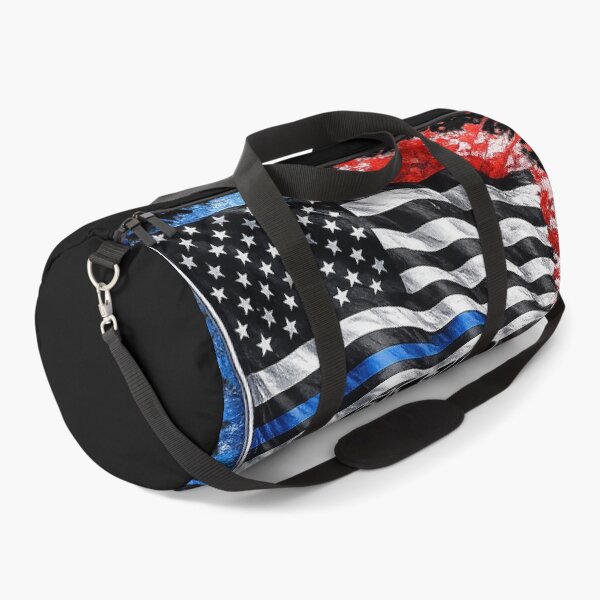 Item preview, IGY6 Thin Blue Line Flag – Patriotic Law Enforcement Support Design designed and sold by The Bearded Embroiderer.