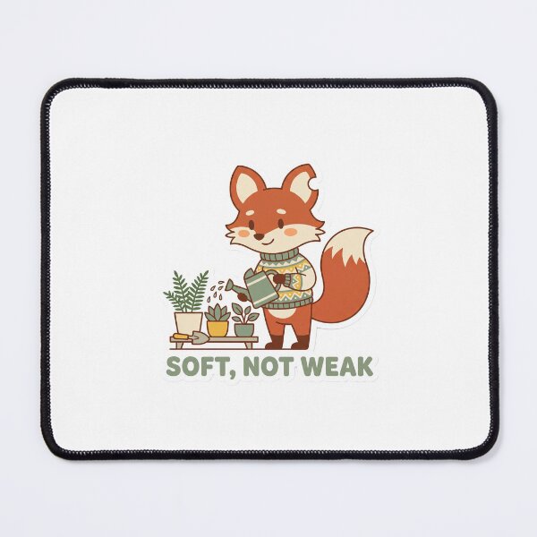 Item preview, Fenn: Soft, Not Weak designed and sold by Tiny Riot Animals.
