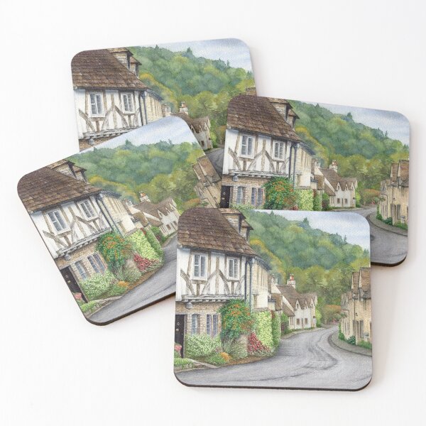 Item preview, The Cotswolds Watercolour Painting designed and sold by elameladesigns.
