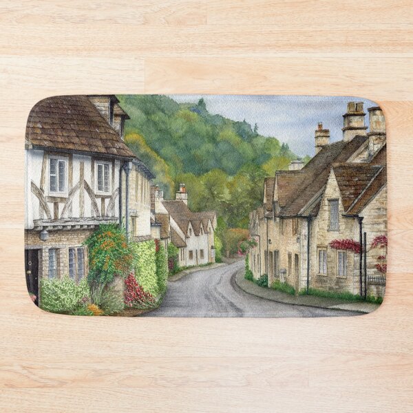 Item preview, The Cotswolds Watercolour Painting designed and sold by elameladesigns.