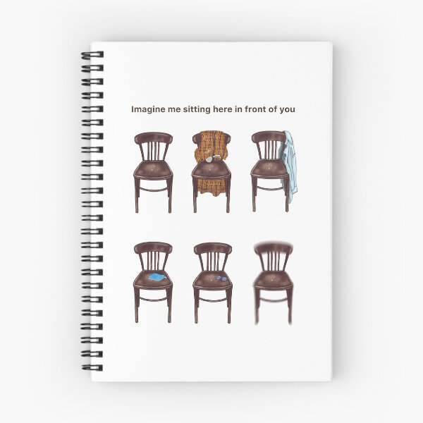 Item preview, The Empty Chair. Imagine me sitting here in front of you.  designed and sold by NETJES.
