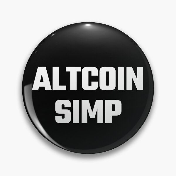Item preview, Altcoin Simp - White Text designed and sold by Fight The Shirts.