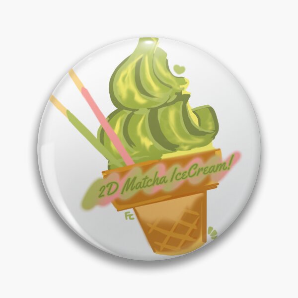 Item preview, 2D Matcha IceCream! Japanese food lover’s! designed and sold by GraphicShinies.