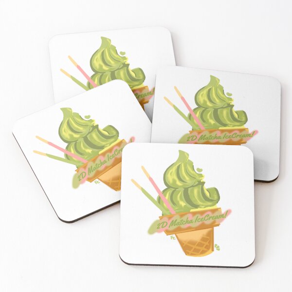 Item preview, 2D Matcha IceCream! Japanese food lover’s! designed and sold by GraphicShinies.