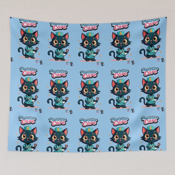 Item preview, Black Cat Nurse  designed and sold by Black Cat Merch Company.