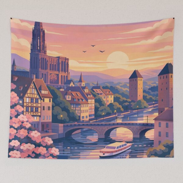 Item preview, Strasbourg Postcard  designed and sold by MatthewHeights.