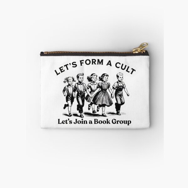 Item preview, Let's Join a Cult - Let's Join a Book Group designed and sold by Vintage Vista Stickers.