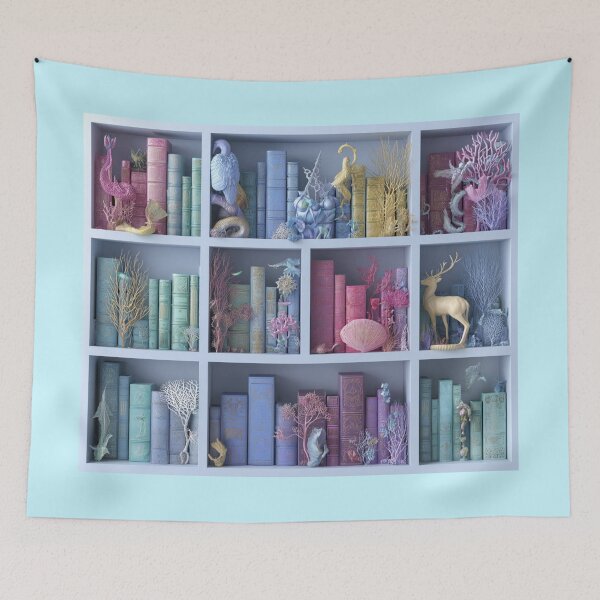 Item preview, Neverland Bookshelf designed and sold by bubblyrainbow.