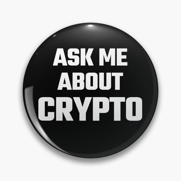 Item preview, Pregúntame sobre criptomonedas - Texto blanco designed and sold by Fight The Shirts.
