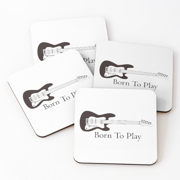 Item preview, Born To Play Guitar Vintage Music T-Shirt designed and sold by AmadeoBe.