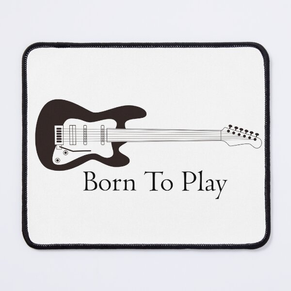 Item preview, Born To Play Guitar Vintage Music T-Shirt designed and sold by AmadeoBe.