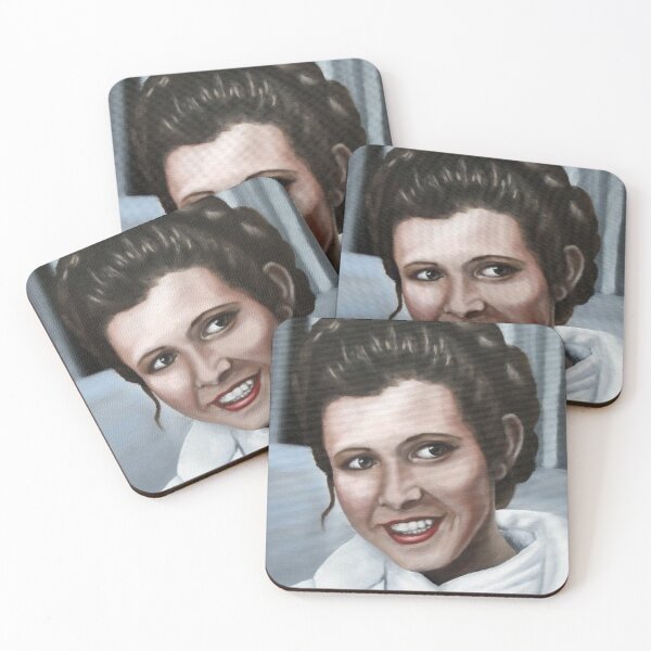 Item preview, Hoth Leia portrait designed and sold by amyvangaasbeck.