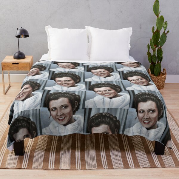 Item preview, Hoth Leia portrait designed and sold by amyvangaasbeck.