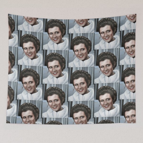 Item preview, Hoth Leia portrait designed and sold by amyvangaasbeck.