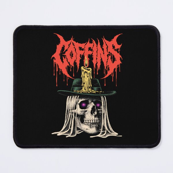 Item preview, The bad guy - Death Metal Horror Skull designed and sold by CoffinsArt.