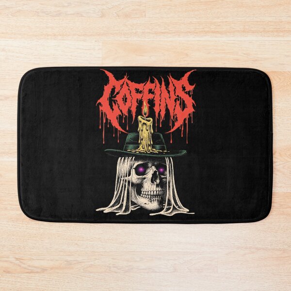 Item preview, The bad guy - Death Metal Horror Skull designed and sold by CoffinsArt.