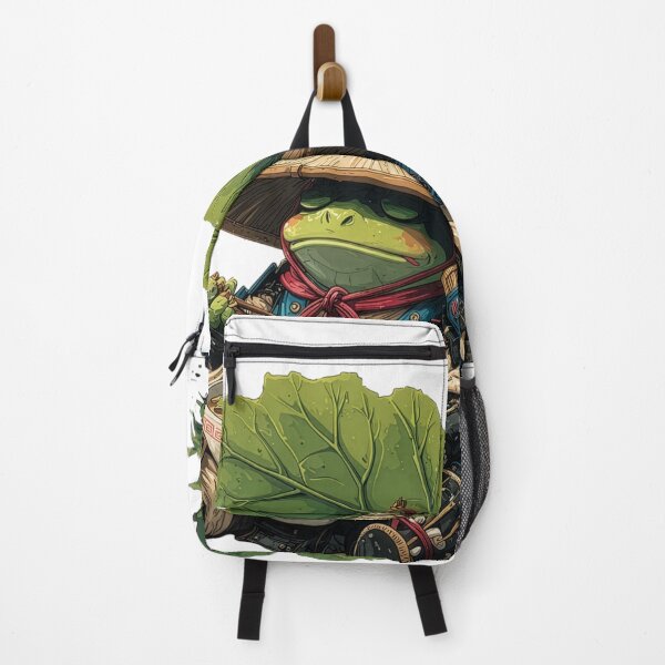 Item preview, Samurai Frog Eating Ramen designed and sold by Mon!o.
