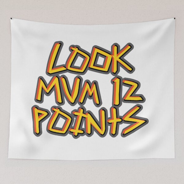 Item preview, Look Mum 12 Points - Eins Zwei Drei - United Kingdom - Look Mum No Computer - Eurovision Song Contest 2026 Vienna - Wien - United By Music - ESC2026 ESC26 designed and sold by Vision-Tees.