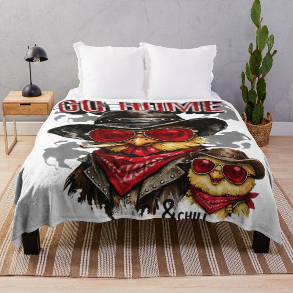 Item preview, Cool Biker Chicken Go Home Chill Out designed and sold by Shirtaholism.