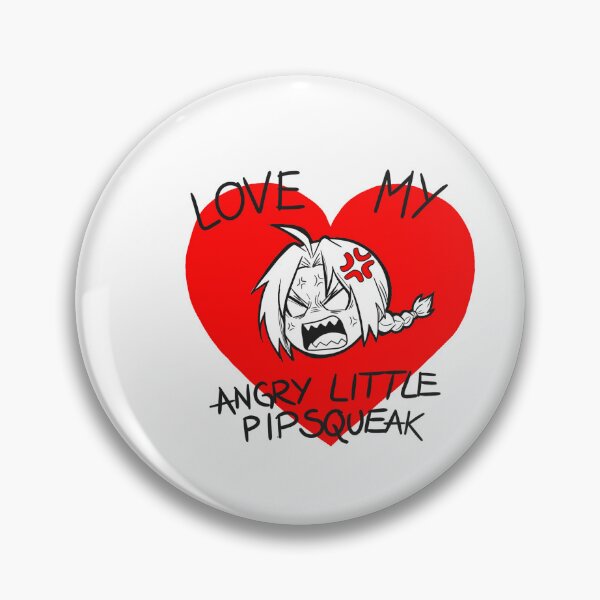 Item preview, Love My Little Angry Pipsqueak – Chibi Ed Elric Heart | Fullmetal Alchemist Fan Art designed and sold by EcceHomonculus.