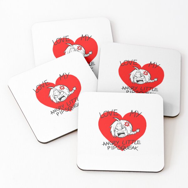 Item preview, Love My Little Angry Pipsqueak – Chibi Ed Elric Heart | Fullmetal Alchemist Fan Art designed and sold by EcceHomonculus.