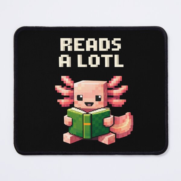 Item preview, Readsalotl Cute Axolotl Reading Book Funny Book Lover Pun designed and sold by VibeOffline Studio.