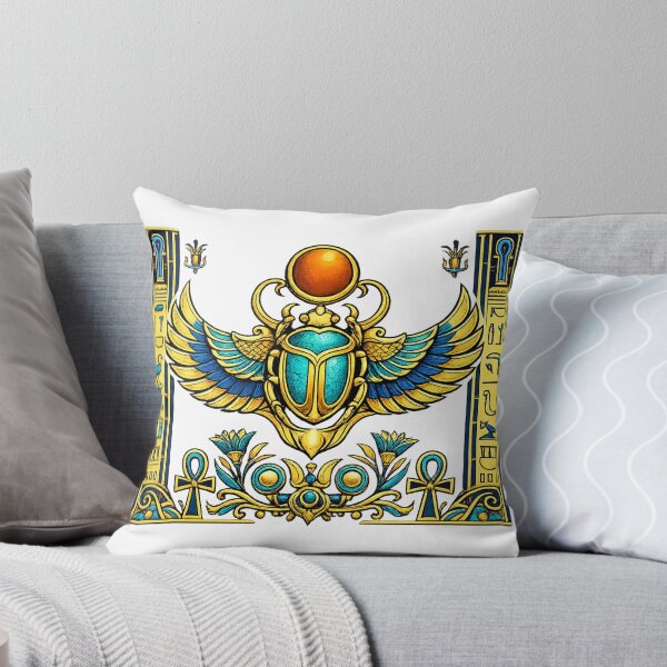 Item preview, Sacred Egyptian Scarab: Ancient Khepri Symbol of Rebirth Art designed and sold by GulfSignature.