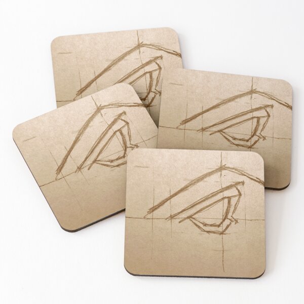 Item preview, Bargue Eye Charcoal Sketch Vintage Art designed and sold by MZ-Studio.