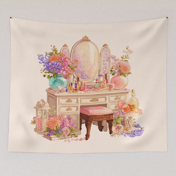 Item preview, Floral Vanity designed and sold by bubblyrainbow.