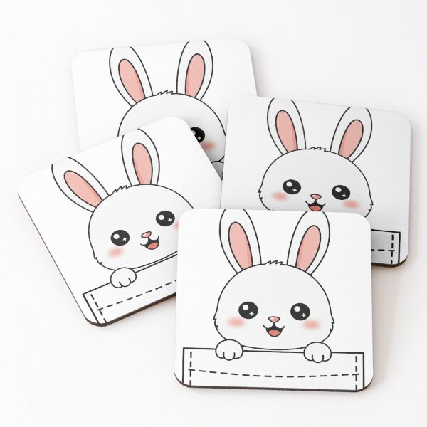 Item preview, Cute Pocket Bunny designed and sold by  Side Quest Studio.