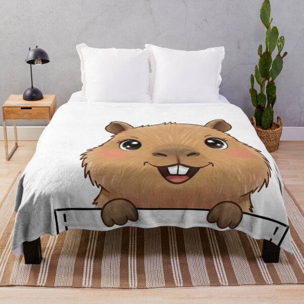 Item preview, Cute Pocket Capybara designed and sold by  Side Quest Studio.