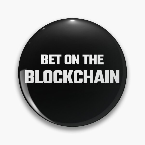 Item preview, Bet on the Blockchain - White Text designed and sold by Fight The Shirts.