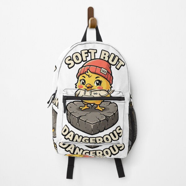 Item preview, Soft But Dangerous Chick – Cute But Violent Funny Animal Meme Design designed and sold by MoodFit2026.