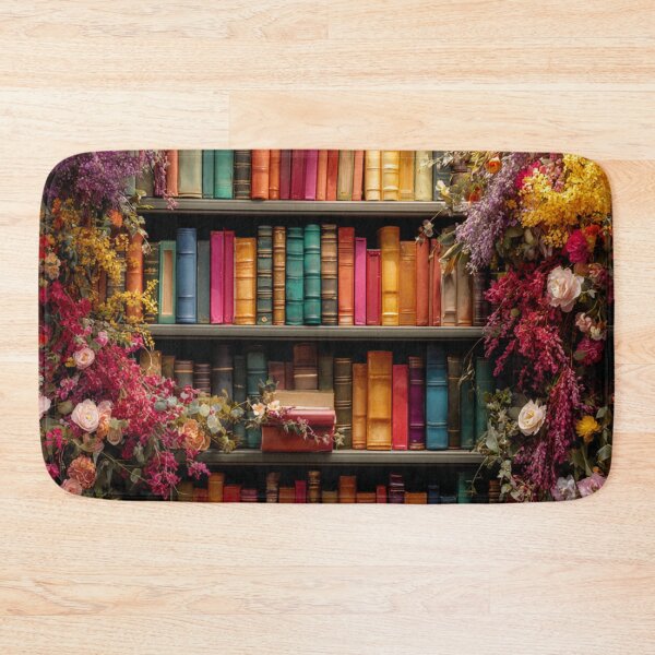 Item preview, Floral Bookshelf designed and sold by bubblyrainbow.