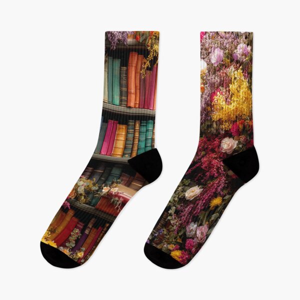 Item preview, Floral Bookshelf designed and sold by bubblyrainbow.