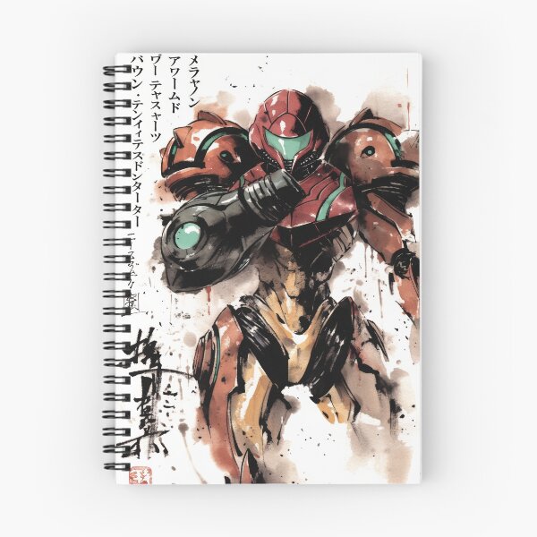 Item preview, Metroid Sumi-e designed and sold by AnimeArsenalPrints.