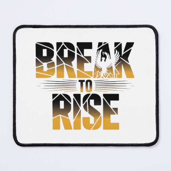 Item preview, Break to Rise Motivational Quote Design designed and sold by Barkashow.