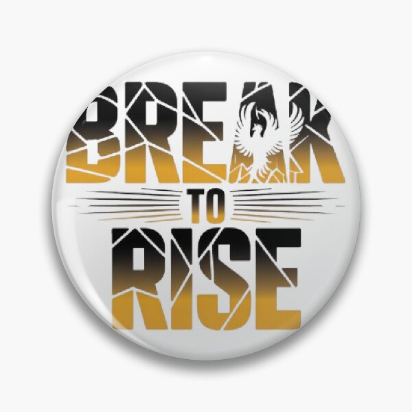 Item preview, Break to Rise Motivational Quote Design designed and sold by Barkashow.