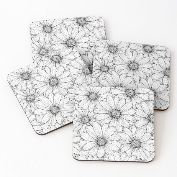Item preview, Flourish Stripped Daisy Petals Seamless Pattern designed and sold by scicilysimonee.