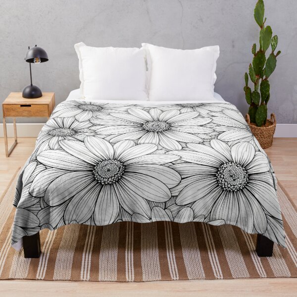 Item preview, Flourish Stripped Daisy Petals Seamless Pattern designed and sold by scicilysimonee.